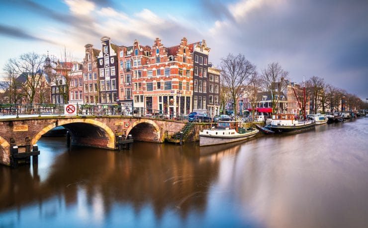 Amsterdam, Netherlands Bridges and Canals